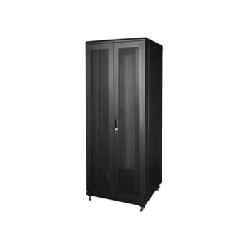 Шкаф 19" Шкаф 19" Business, 42U 800x1200, черный, передняя дв. перфорир., задняя дв. распашная перфорир.