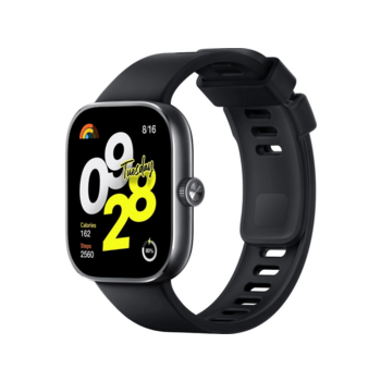 Смарт-часы Xiaomi Redmi Watch 4 1.97" AMOLED корп.черный рем.черный разм.брасл.:135-205мм (BHR7854GL)