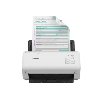 Сканер Brother Документ-сканер ADS-4300N, A4, 40 стр/мин, цветной, 1200 dpi, Duplex, ADF80, USB 3.0, LAN, Scan to Net, Ex.ADS-2400N