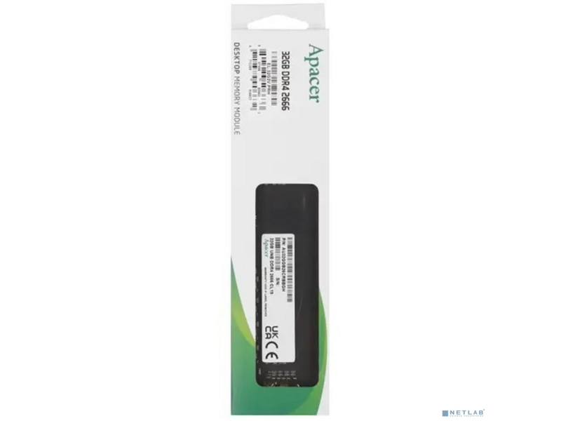 Apacer DDR4 DIMM 32GB EL.32G2V.PRH PC4-21300, 2666MHz
