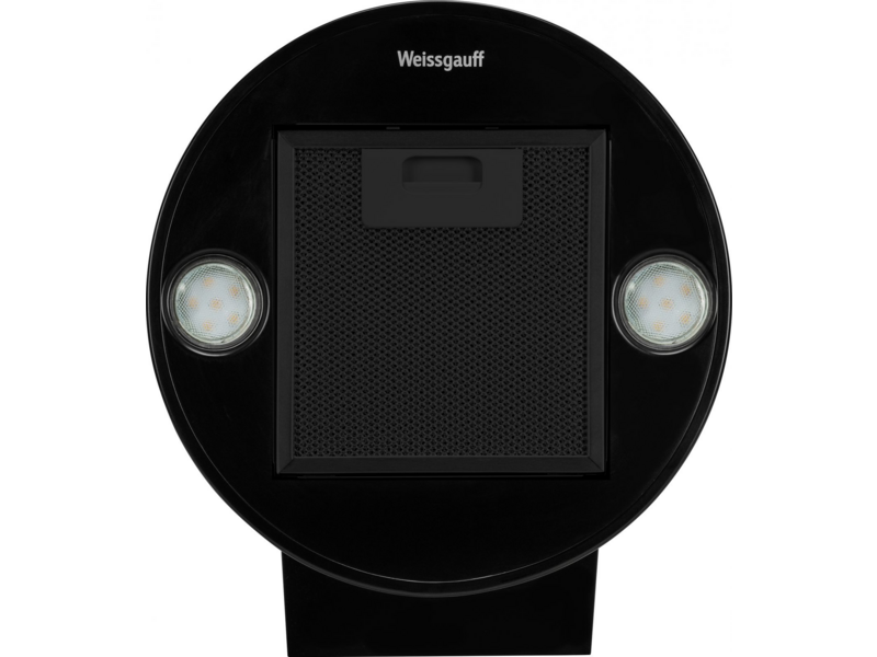Вытяжка каминная Weissgauff Tubus 90 Black Edition черный управление: кнопочное (1 мотор)