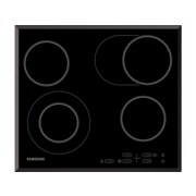 Варочная поверхность Samsung NZ64T3516QK/WT черный