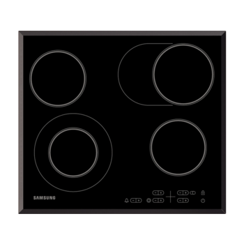 Варочная поверхность Samsung NZ64T3516QK/WT черный