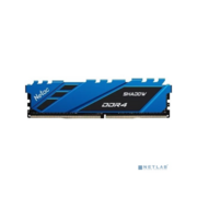 Оперативная память Netac Shadow 8GB DDR4-2666 (PC4-21300) C19 19-19-19-43 1.2V Memory module (DIMM) Blue