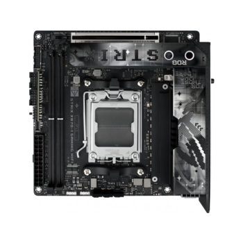 Материнская плата Asus ROG STRIX X870-I GAMING WIFI SocketAM5 AMD X870 2xDDR5 mini-ITX AC`97 8ch(7.1) 2.5Gg RAID+HDMI