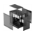 корпус Ocypus Iota C70 BK ARGB, ATX, Type-C(3.1)*1, USB3.0*2, BOTTOM 3x120mm ARGB, REAR 1x120mm ARGB, MB SIDE 2x120mm ARGB