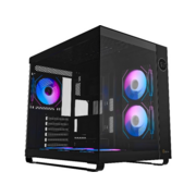 корпус Ocypus Iota C70 BK ARGB, ATX, Type-C(3.1)*1, USB3.0*2, BOTTOM 3x120mm ARGB, REAR 1x120mm ARGB, MB SIDE 2x120mm ARGB