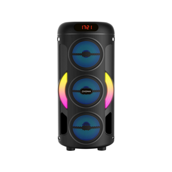 Минисистема Digma D-MC1721 черный 10Вт FM USB BT micro SD