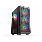 Корпус Accord 3338 черный без БП ATX 1xUSB2.0 1xUSB3.0 audio bott PSU
