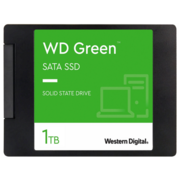 Твердотельный накопитель Western Digital Green SSD 2,5” SATA 1Tb, WDS100T3G0A, 1 year