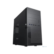 Корпус MiniTower Powerman ES555 Black PM-500ATX-F U3*2+U2*2 +2*combo Audio; additional HDD cage; intrusion switch; power button lock; Plastic Tooless part mATX