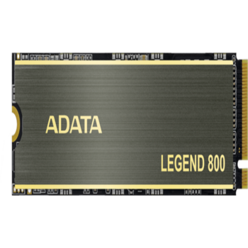 Твердотельный накопитель Твердотельный накопитель/ ADATA SSD LEGEND 800, 1000GB, M.2(22x80mm), NVMe 1.4, PCIe 4.0 x4, 3D NAND, R/W 3500/2200MB/s, IOPs н.д./н.д., TBW 600, DWPD 0.55, with Heat Sink (3 года)