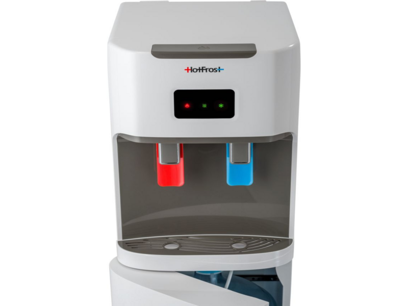 Кулер Hotfrost V115AE напольный электронный белый/серый