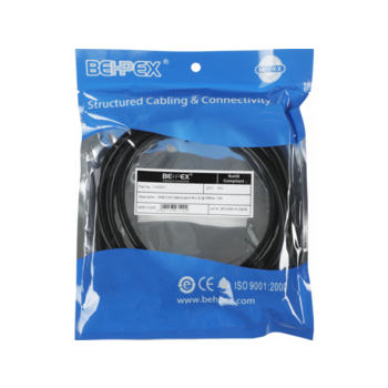Кабель видео HDMI (m)/HDMI (m) 1.8м. черный