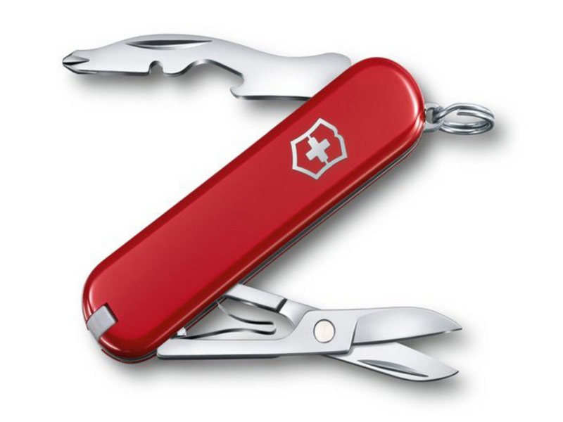 Мультитул Victorinox Jetsetter (0.6263) 58мм 7функц. красный карт.коробка