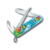 Нож перочинный Victorinox My First Victorinox Dolphin Edition (0.2373.E1) 84мм 9функц. голубой/рисунок карт.коробка