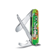 Нож перочинный Victorinox My First Victorinox Rabbit Edition (0.2373.E2) 84мм 9функц. зеленый/рисунок карт.коробка