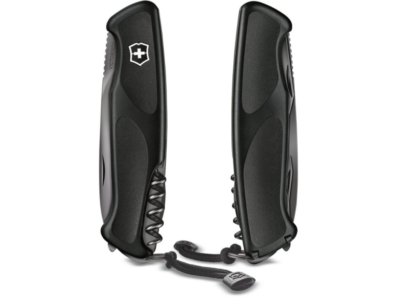 Нож перочинный Victorinox RangerGrip Onyx (0.9563.C31P) 130мм 12функц. черный подар.коробка