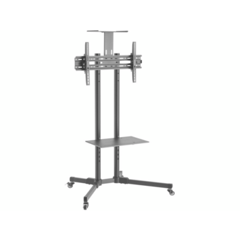 Подставка для телевизора Ultramounts UM262 черный 37"-75" макс.50кг напольный мобильный