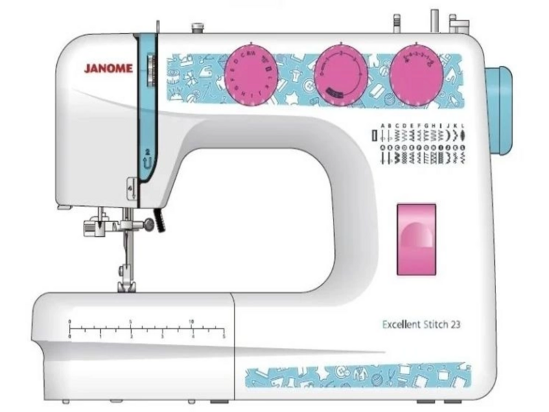 Швейная машина Janome Excellent Stitch 23 белый