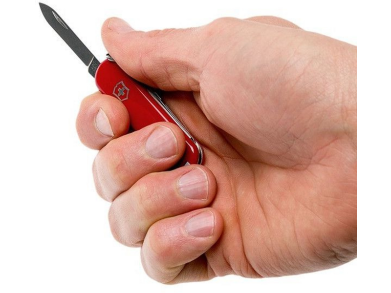 Нож перочинный Victorinox Wenger (0.6423.91) 65мм 7функц. красный карт.коробка