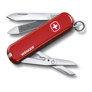 Нож перочинный Victorinox Wenger (0.6423.91) 65мм 7функц. красный карт.коробка
