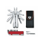 Мультитул Victorinox SwissTool Spirit X (3.0235.N) 105мм 35функц. мини-отвертка/штопор/набор бит/удлинитель/чехол нейлоновый серебристый карт.коробка