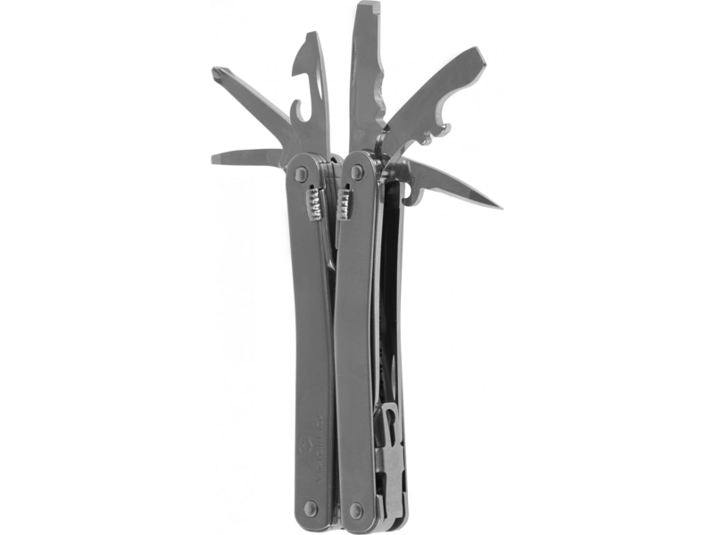 Мультитул Victorinox SwissTool Spirit X (3.0235.N) 105мм 35функц. мини-отвертка/штопор/набор бит/удлинитель/чехол нейлоновый серебристый карт.коробка