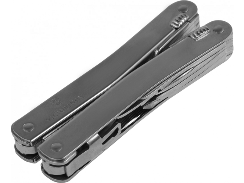 Мультитул Victorinox SwissTool Spirit X (3.0235.N) 105мм 35функц. мини-отвертка/штопор/набор бит/удлинитель/чехол нейлоновый серебристый карт.коробка