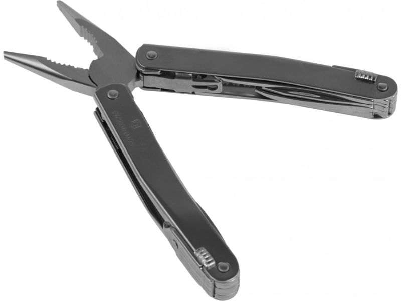 Мультитул Victorinox SwissTool Spirit X (3.0235.N) 105мм 35функц. мини-отвертка/штопор/набор бит/удлинитель/чехол нейлоновый серебристый карт.коробка