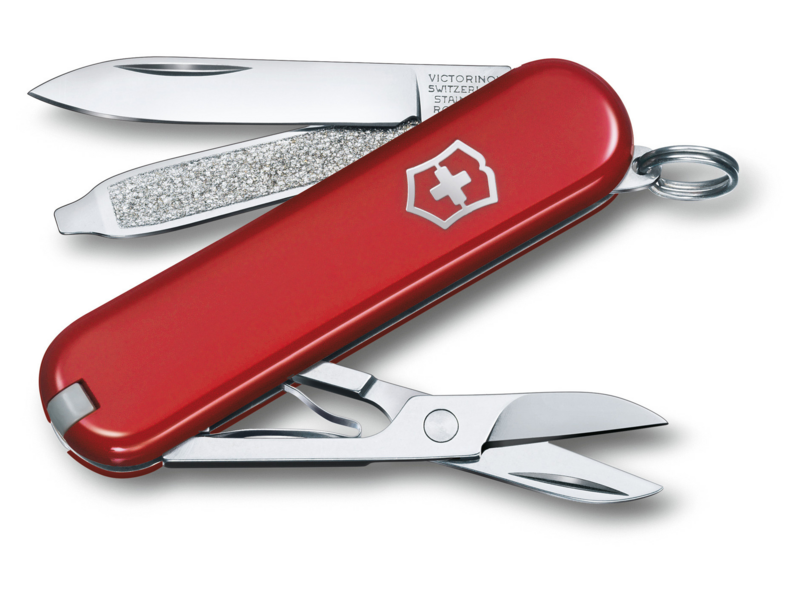 Нож перочинный Victorinox Classic SD Style Icon (0.6223.G) 58мм 7функц. подар.коробка