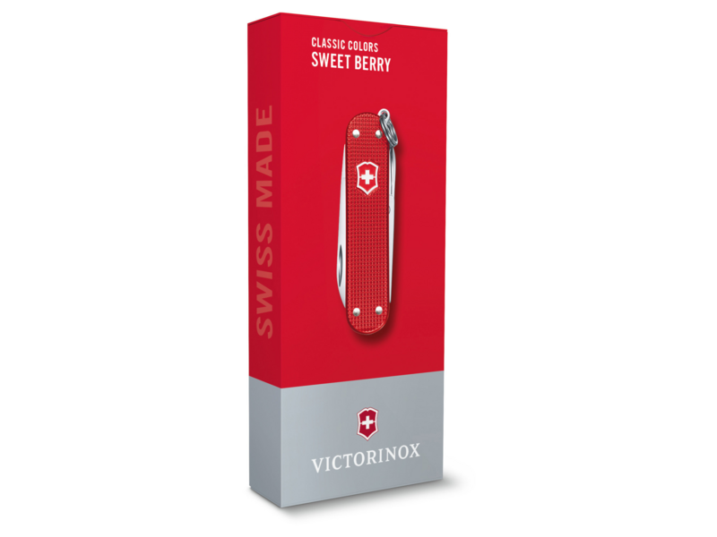 Нож перочинный Victorinox Classic SD Alox Sweet Berry (0.6221.201G) 58мм 5функц. подар.коробка