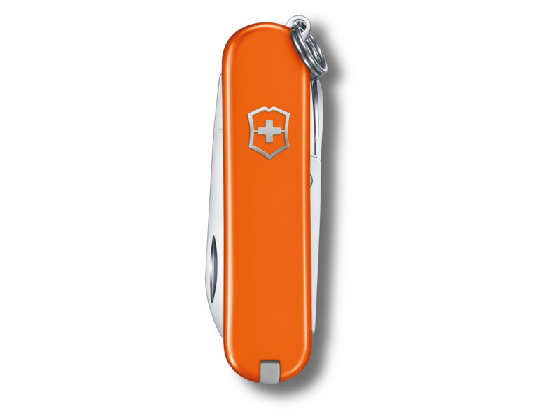 Нож перочинный Victorinox Classic SD Mango Tango (0.6223.83G) 58мм 7функц. подар.коробка