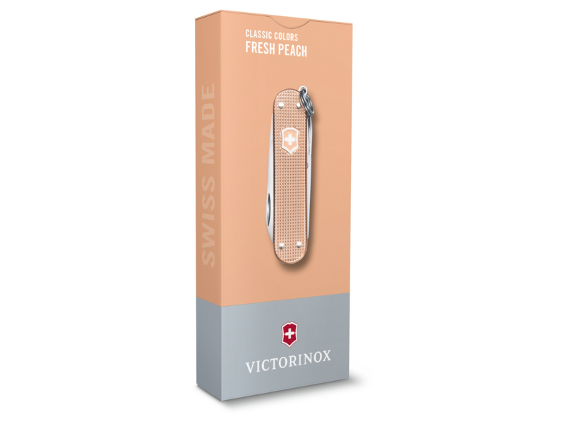 Нож перочинный Victorinox Classic SD Alox Fresh Peach (0.6221.202G) 58мм 5функц. подар.коробка
