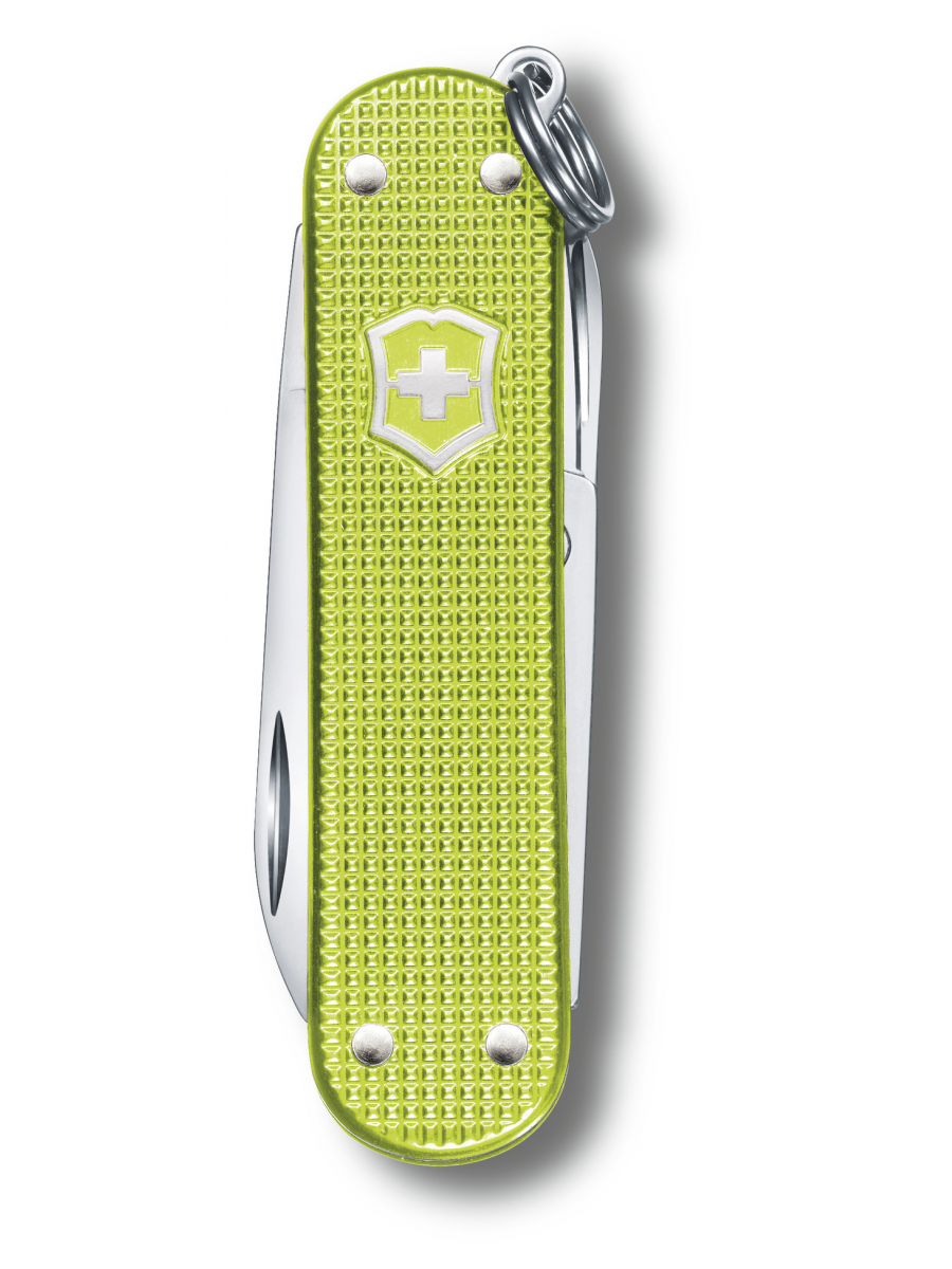 Нож перочинный Victorinox Classic SD Alox Lime Twist (0.6221.241G) 58мм 5функц. подар.коробка