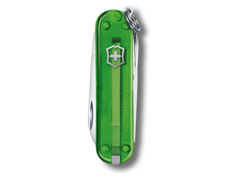 Нож перочинный Victorinox Classic SD Green Tea (0.6223.T41G) 58мм 7функц. подар.коробка