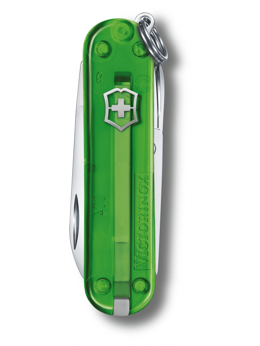 Нож перочинный Victorinox Classic SD Green Tea (0.6223.T41G) 58мм 7функц. подар.коробка