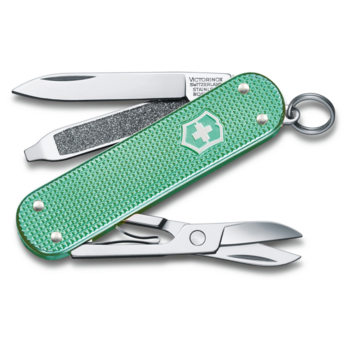 Нож перочинный Victorinox Classic SD Alox Minty Mint (0.6221.221G) 58мм 5функц. подар.коробка