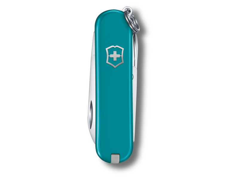Нож перочинный Victorinox Classic SD Mountain Lake (0.6223.23G) 58мм 7функц. подар.коробка
