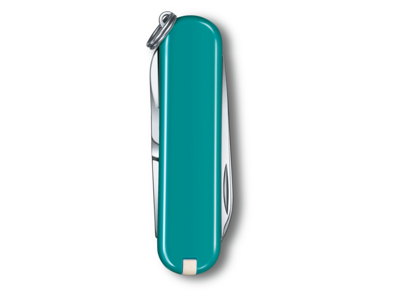 Нож перочинный Victorinox Classic SD Mountain Lake (0.6223.23G) 58мм 7функц. подар.коробка