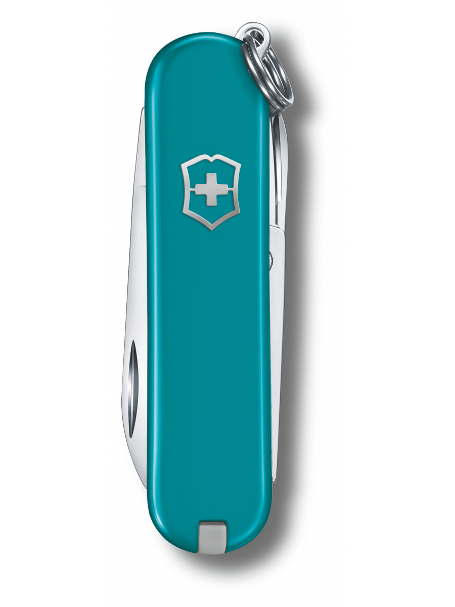 Нож перочинный Victorinox Classic SD Mountain Lake (0.6223.23G) 58мм 7функц. подар.коробка
