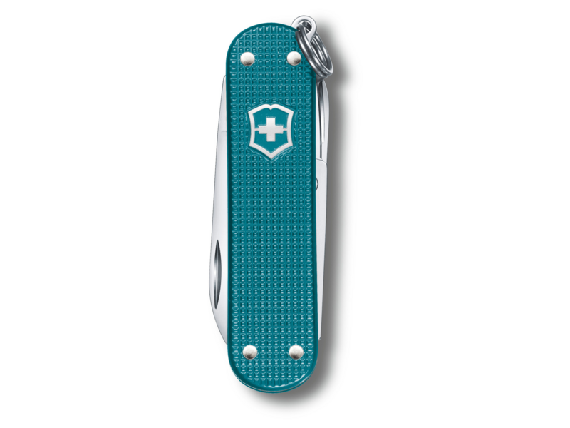 Нож перочинный Victorinox Classic SD Alox Wild Jungle (0.6221.242G) 58мм 7функц. подар.коробка