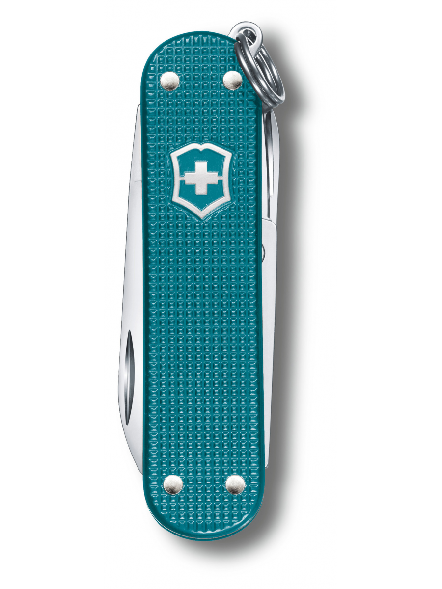 Нож перочинный Victorinox Classic SD Alox Wild Jungle (0.6221.242G) 58мм 7функц. подар.коробка