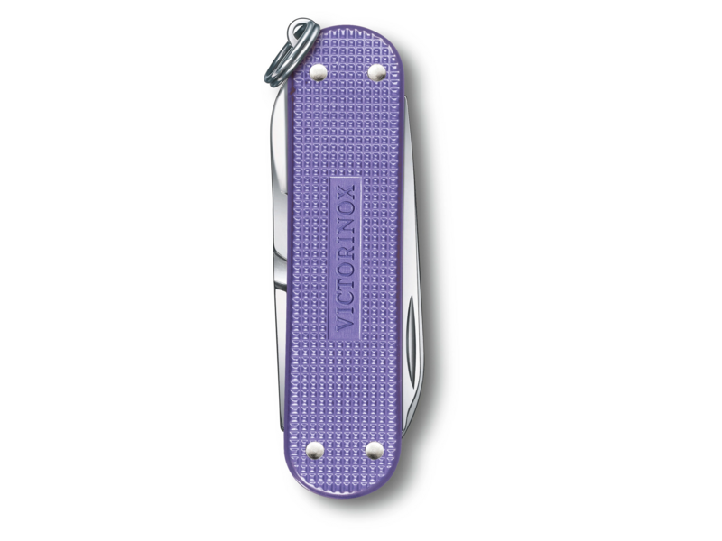 Нож перочинный Victorinox Classic SD Alox Electric Lavender (0.6221.223G) 58мм 5функц. подар.коробка