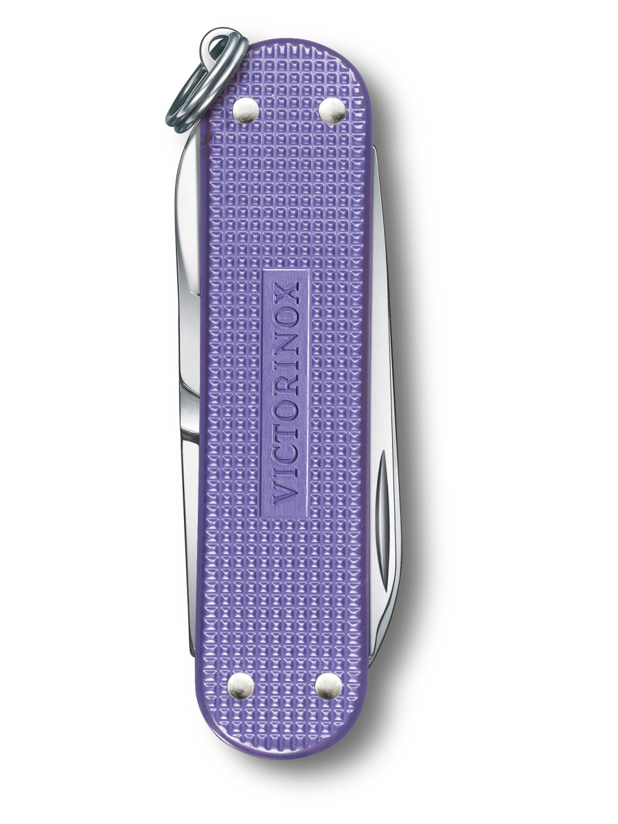 Нож перочинный Victorinox Classic SD Alox Electric Lavender (0.6221.223G) 58мм 5функц. подар.коробка