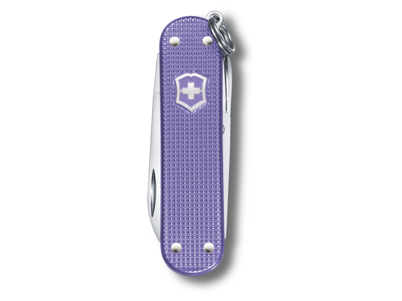 Нож перочинный Victorinox Classic SD Alox Electric Lavender (0.6221.223G) 58мм 5функц. подар.коробка