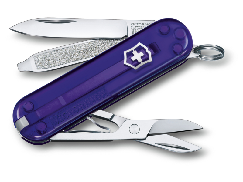 Нож перочинный Victorinox Classic SD Persian Indigo (0.6223.T29G) 58мм 7функц. подар.коробка