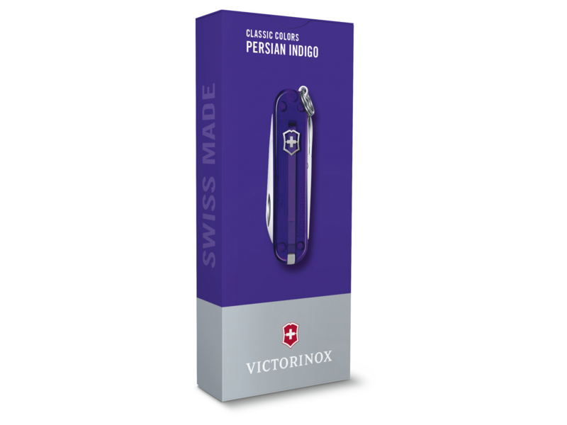 Нож перочинный Victorinox Classic SD Persian Indigo (0.6223.T29G) 58мм 7функц. подар.коробка