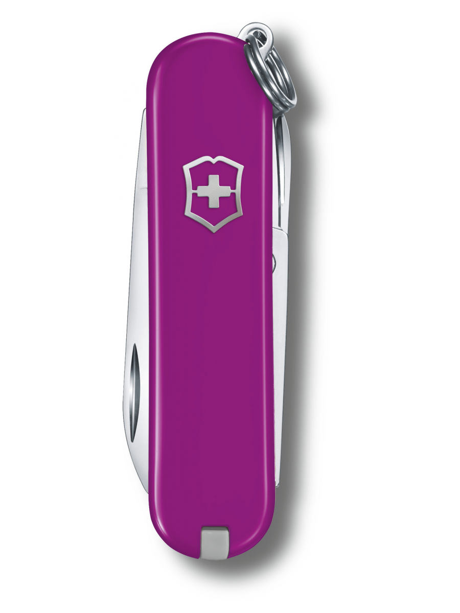 Нож перочинный Victorinox Classic SD Tasty Grape (0.6223.52G) 58мм 7функц. подар.коробка