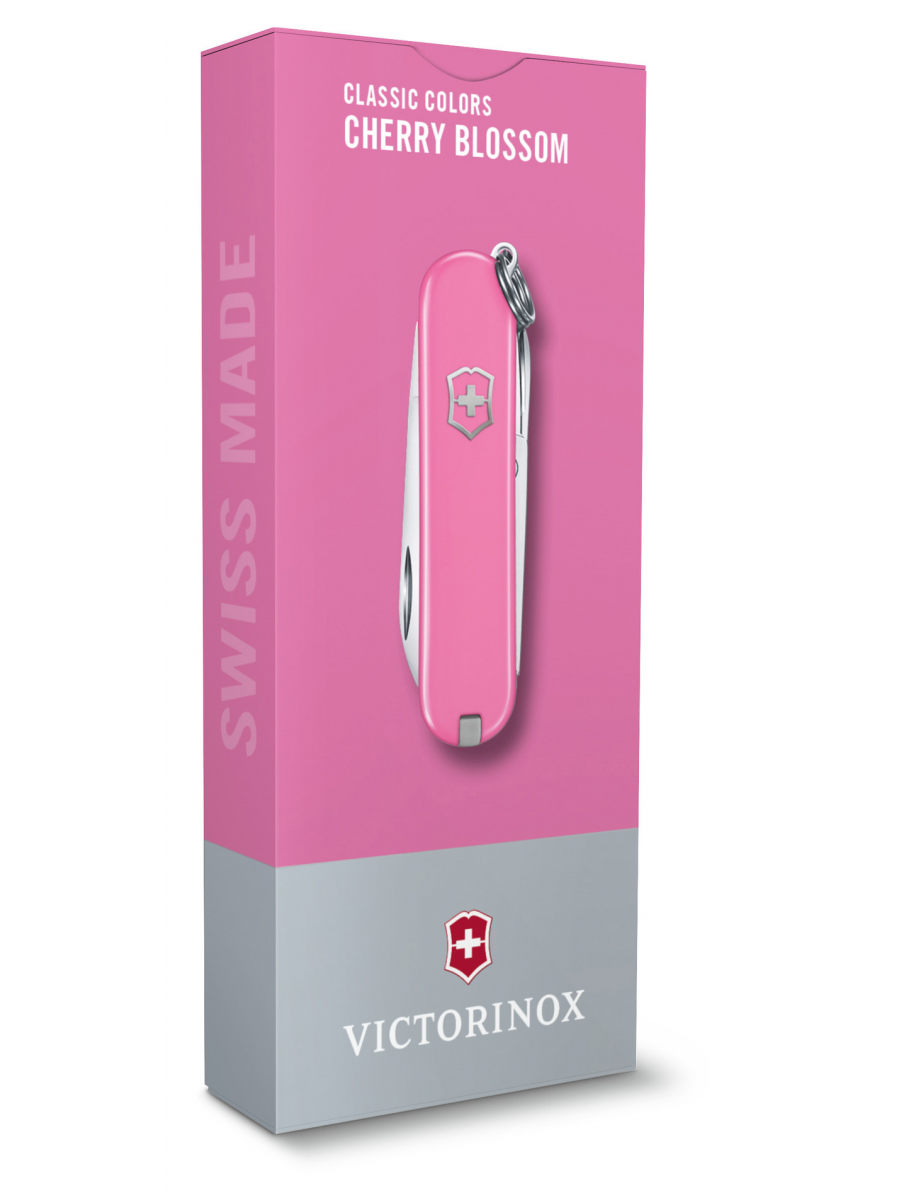 Нож перочинный Victorinox Classic SD Cherry Blossom (0.6223.51G) 58мм 7функц. подар.коробка